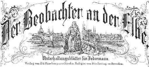 Der Beobachter an der Elbe 1875